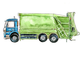 Popular items for garbage truck on Etsy