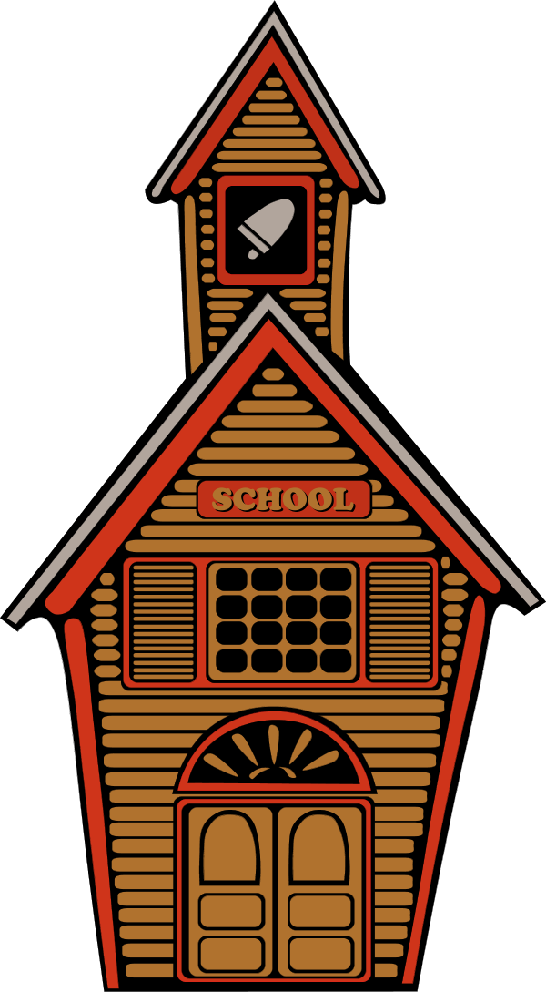 old wooden house - vector Clip Art