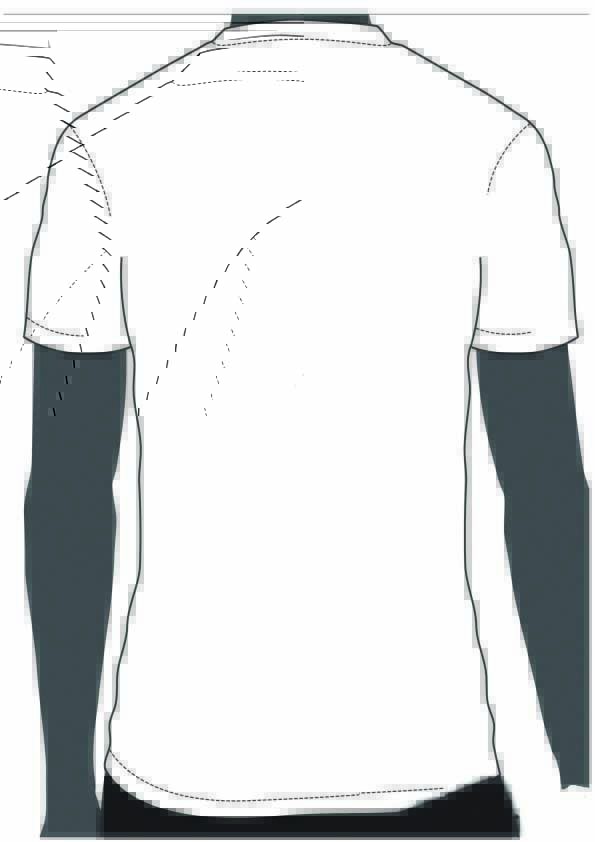endragdaicrop: t shirt template back