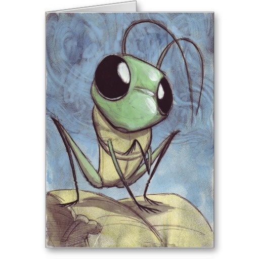 cute cartoon cricket bug - Clip Art Library