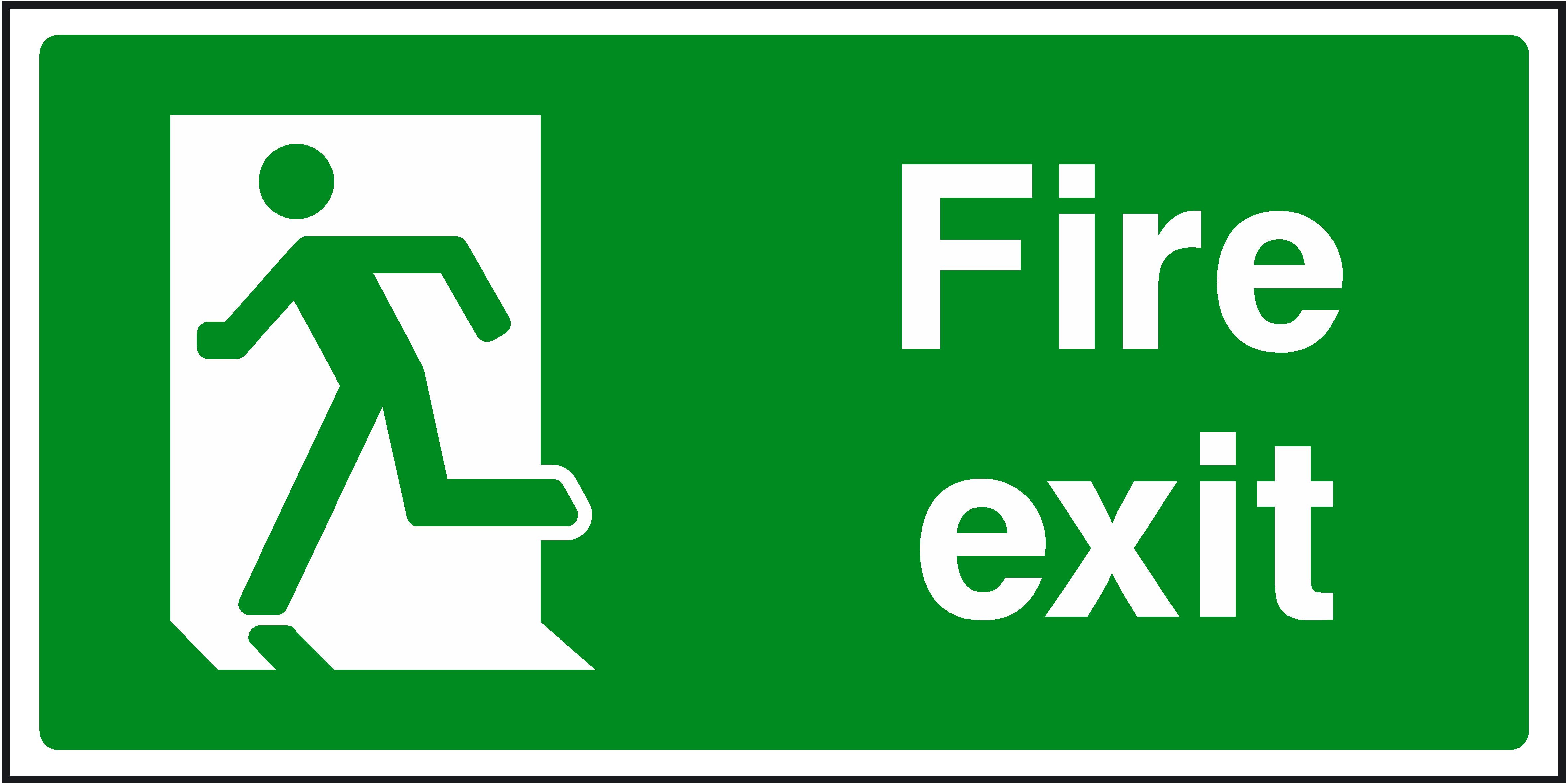 Free Fire Exit Signs Download Free Clip Art Free Clip Art