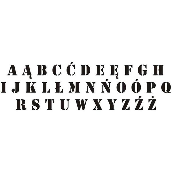 szablon alfabet wielkie litery - najta?sze sklepy internetowe