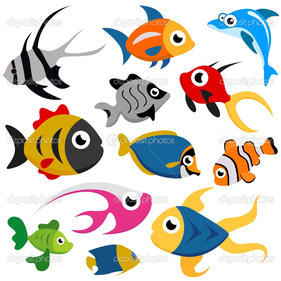 imagenes de peces caricaturas - Clip Art Library