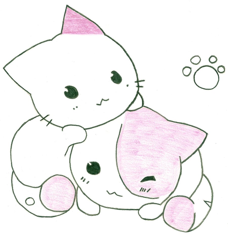 Featured image of post The Best 12 Kitten Anime Cute Cat Drawing