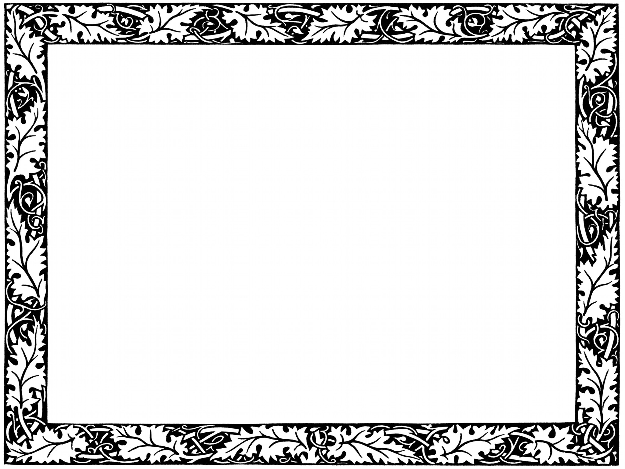 Decorative Page Borders - Clipart library