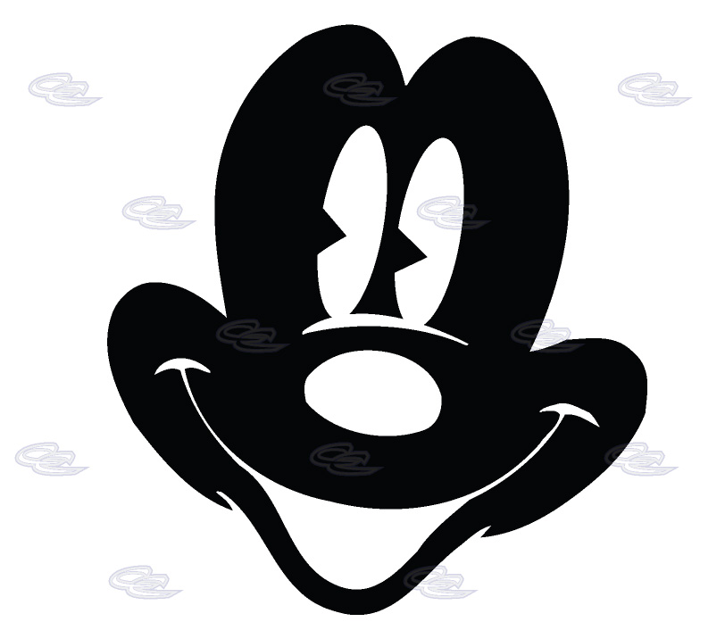 Mickey Face | Shirts, Signs, Website, Decals, Flyers