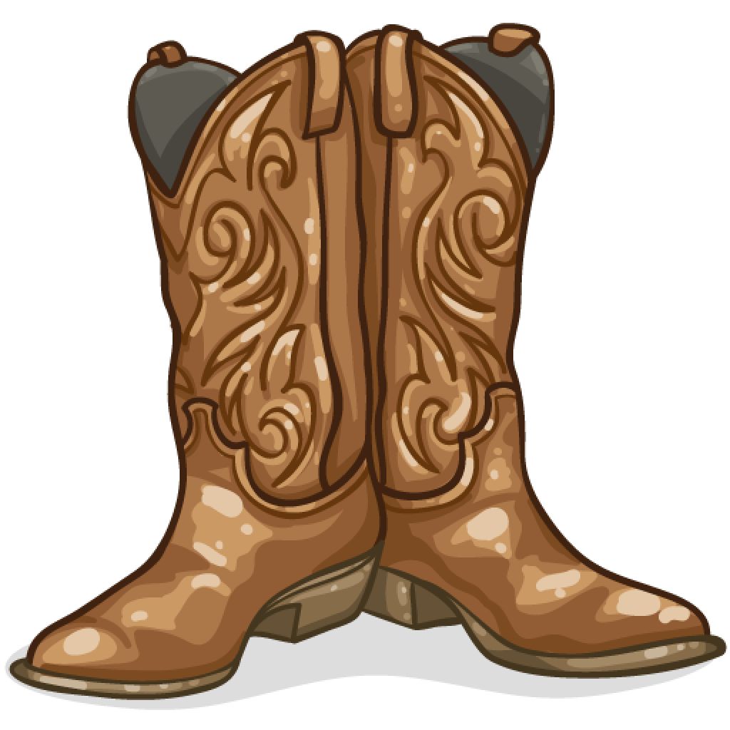 clipart cowgirl boots - photo #43