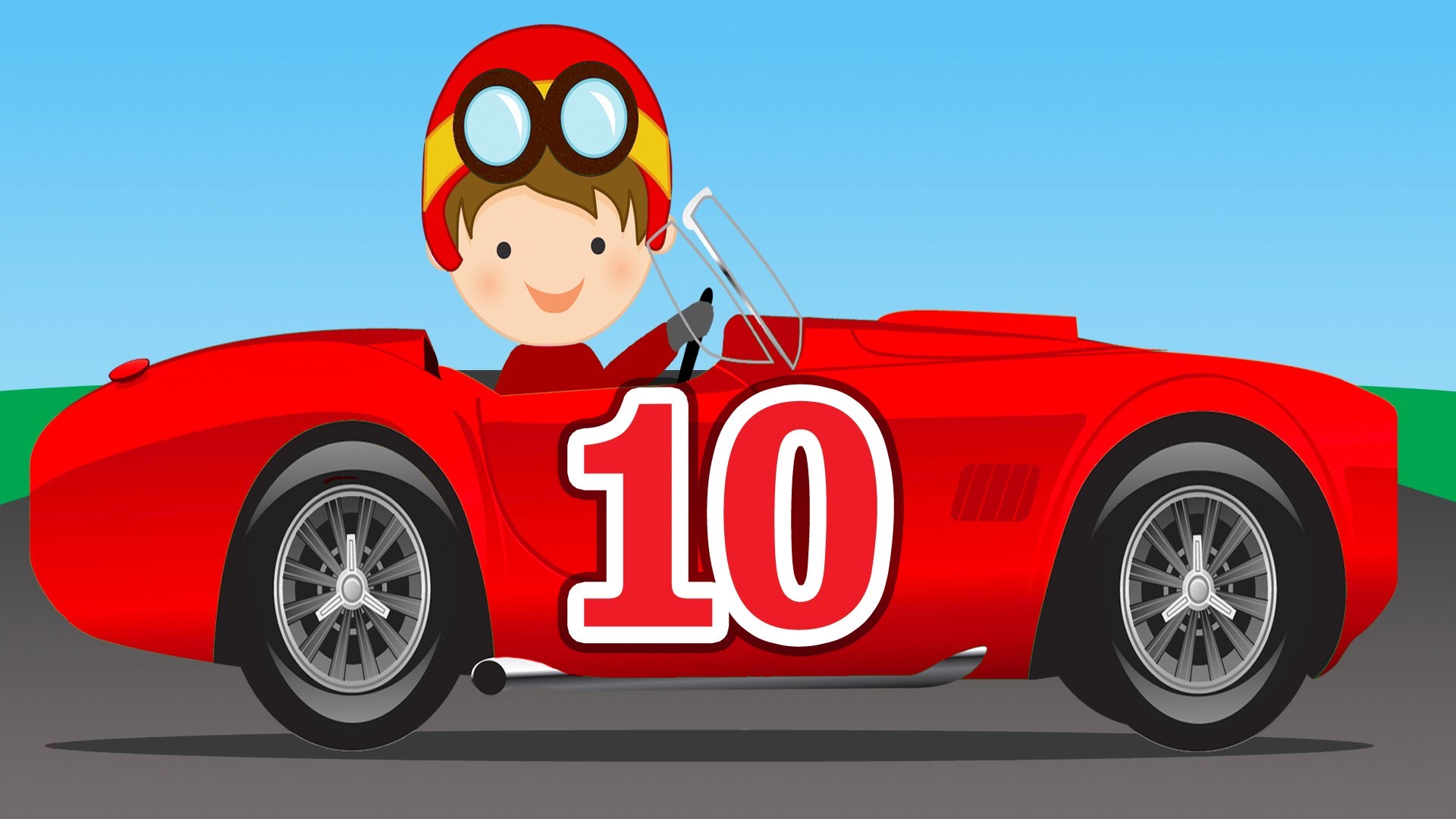 kids racing car cartoon - Clip Art Library