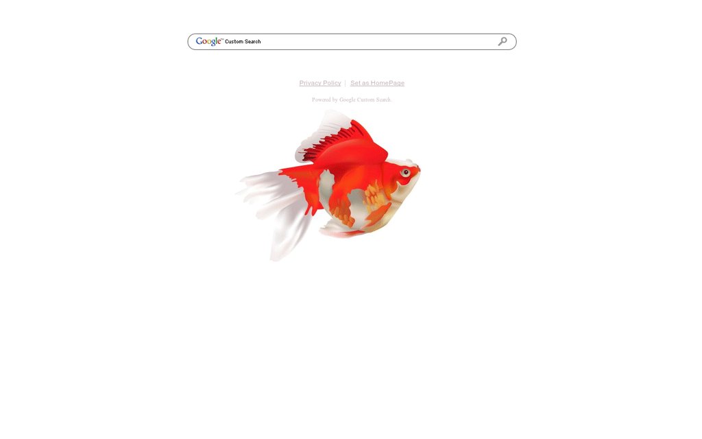 Animated Fish Google Theme