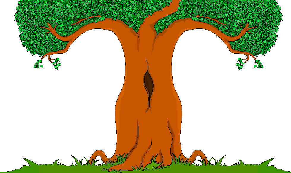 Cartoon Oak Trees Icon - Free Icons