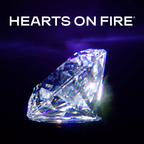 hearts on fire diamond only - Clip Art 