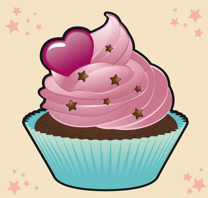 Free Cupcake Draw, Download Free Cupcake Draw png images, Free ClipArts