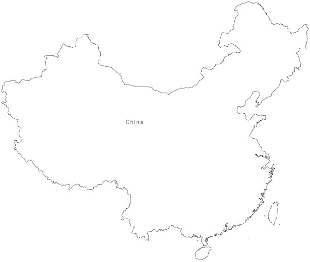 free clipart map of china - photo #34