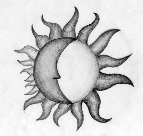 Easy Drawing Ideas Sun And Moon - katherineinwonderland-rebeca