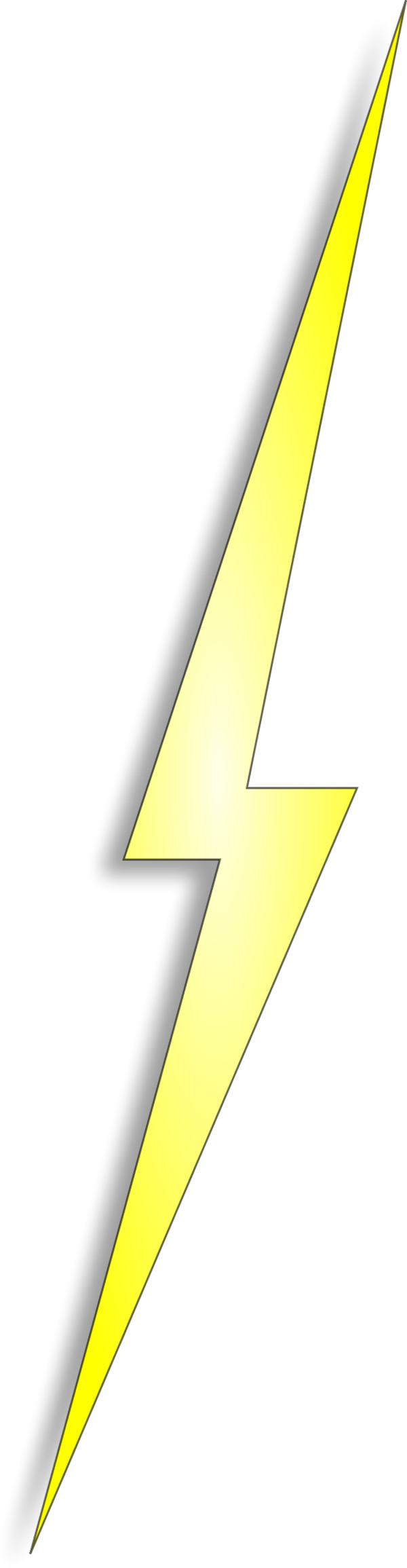 Yellow Lightning Electricity Bolt Thunder Lightning - vector Clip Art