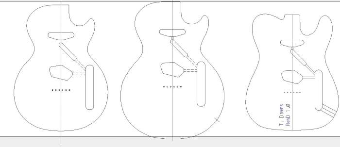 Guitar Template For Cake from clipart-library.com