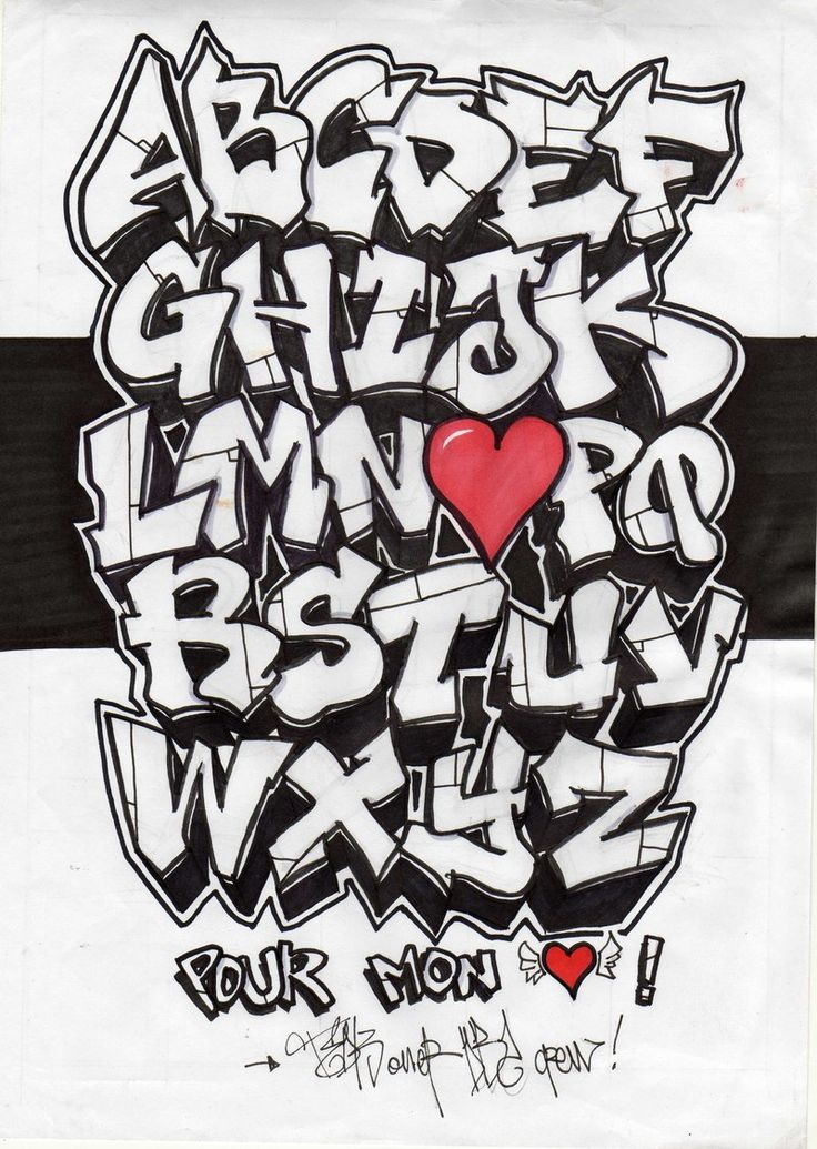 graffiti alphabets styles