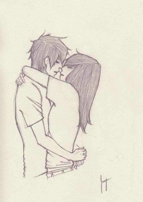 Free Cute Couple Cartoon Hugging, Download Free Cute Couple Cartoon