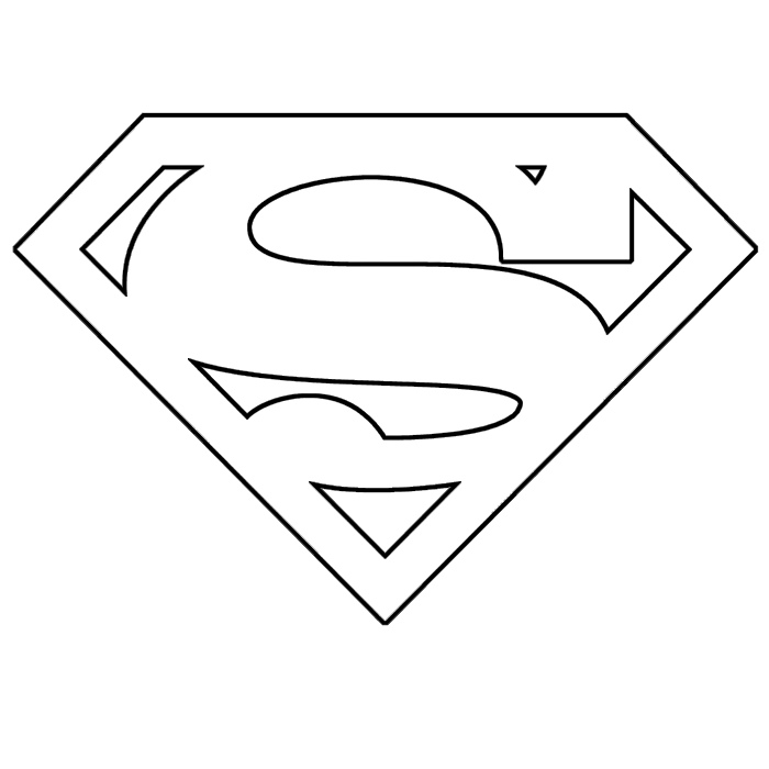 superman logo pumpkin stencil