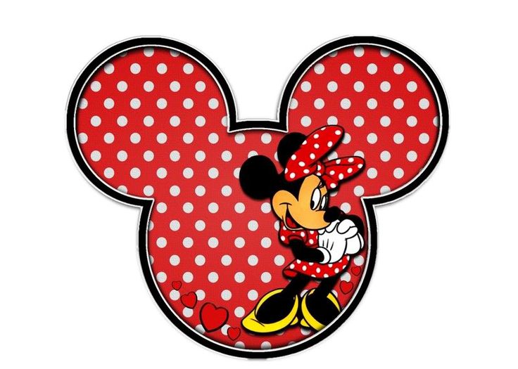 Minnie Mouse head outline - Imagui | claudia | Clipart library