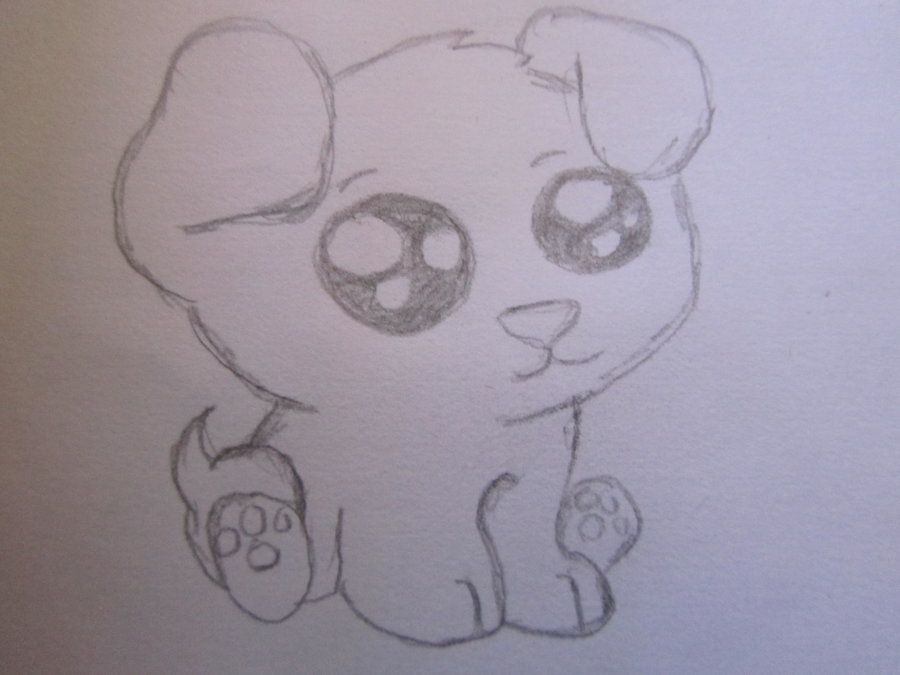 Featured image of post Puppy Drawings Of Cute Dogs : Kawaii cartoon small hound dog drawing.