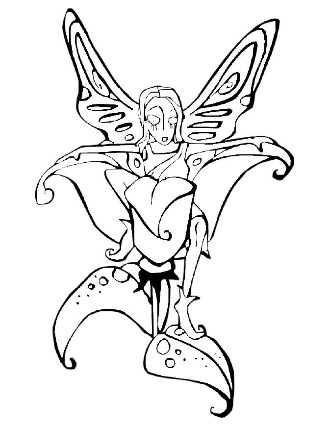 Fairy Coloring Pages