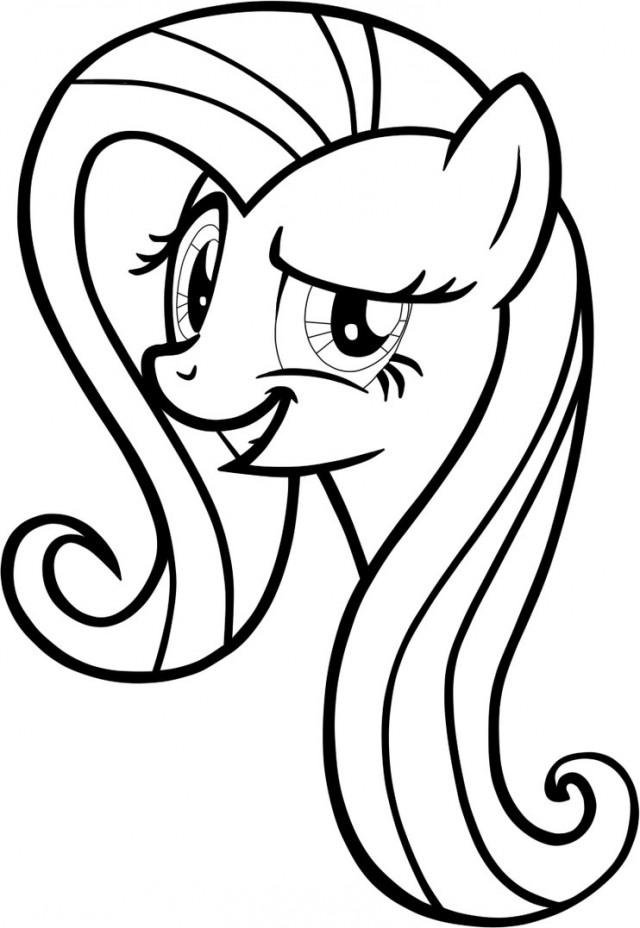Fluttershy Coloring Page 1 By WintershamLP On DeviantART 132655 