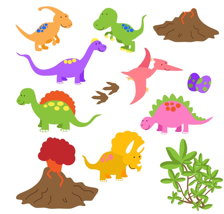 Dinosaurs Clipart ? TulipWorks | Dinosaurios | Clipart library