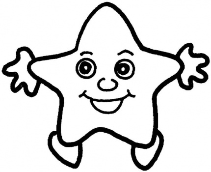Smiling Star coloring page | Super Coloring - Clipart library 