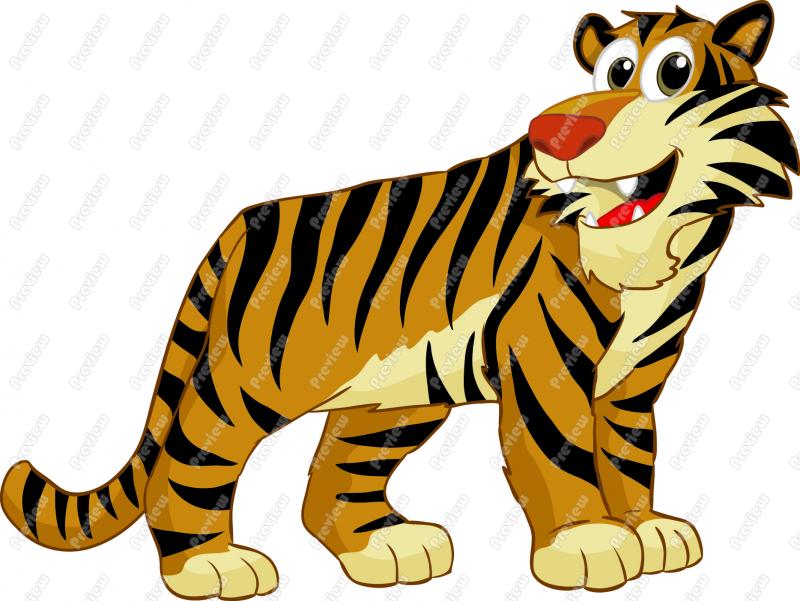 animated tiger clip art - photo #17
