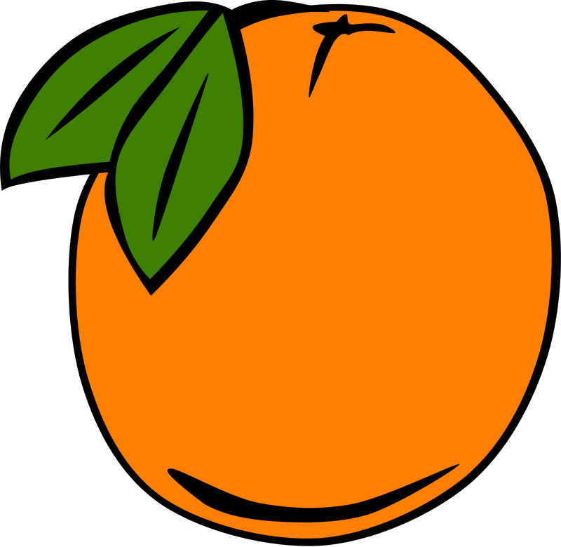 Simple Fruit Orange Clip Art Download