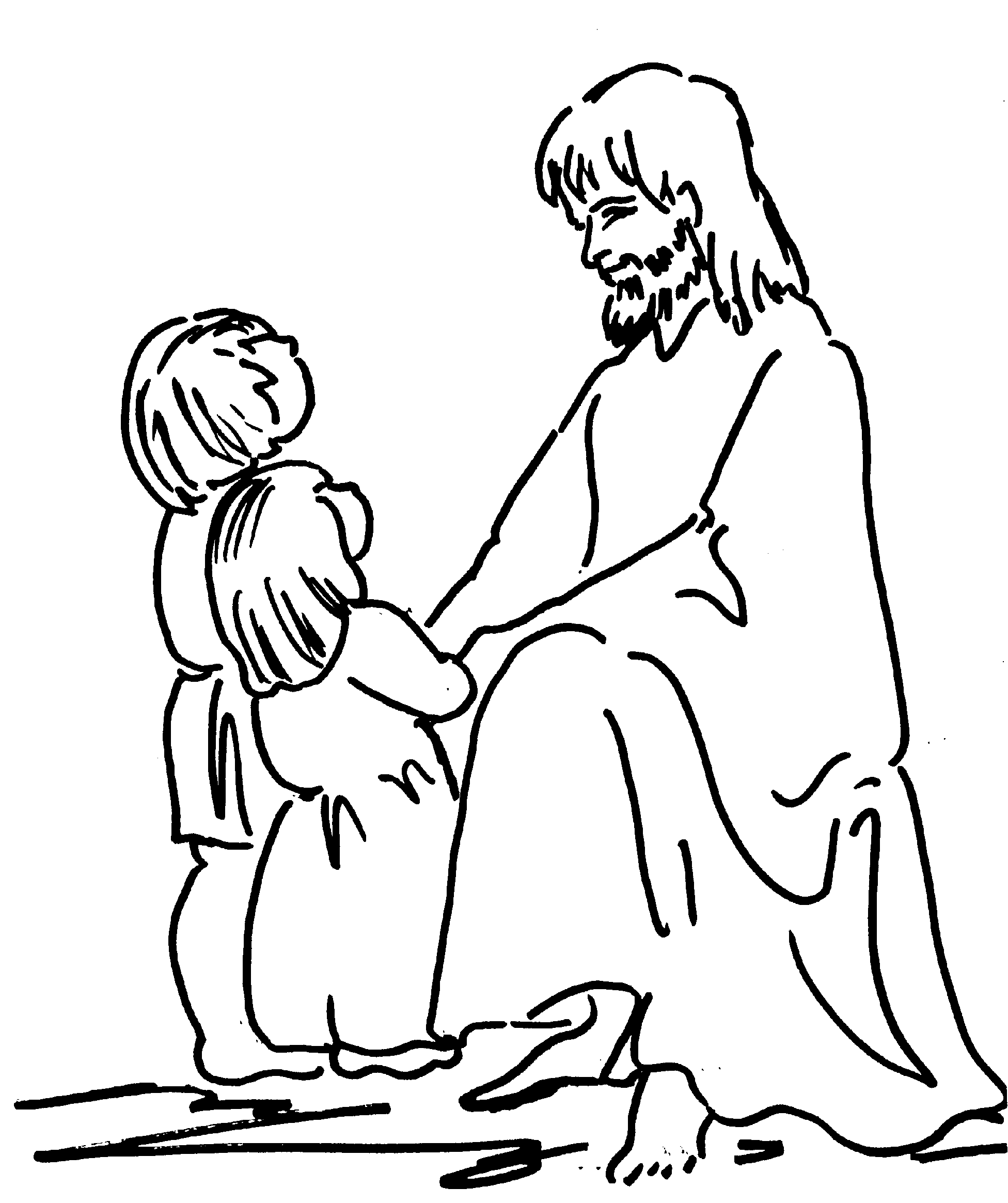 Jesus And Children Black And White Images  Pictures - Becuo