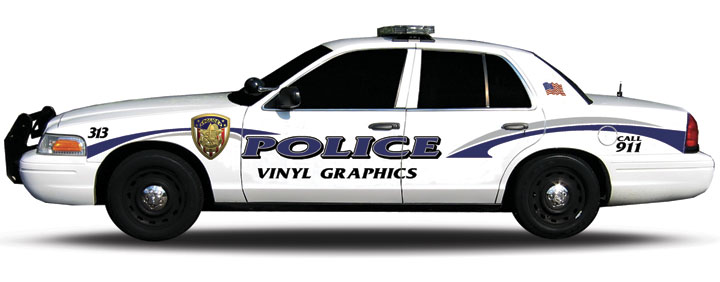 Custom Police Car Graphics Crown Victoria Kit Designs