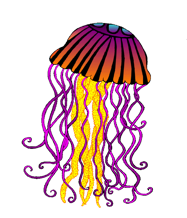 realistic jelly fish clipart - Clip Art Library