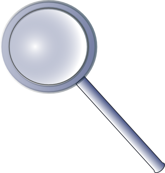 Magnifying Glass clip art - vector clip art online, royalty free 