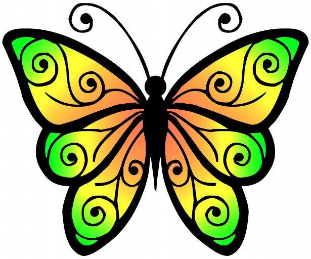Cartoon Butterflies - Clipart library