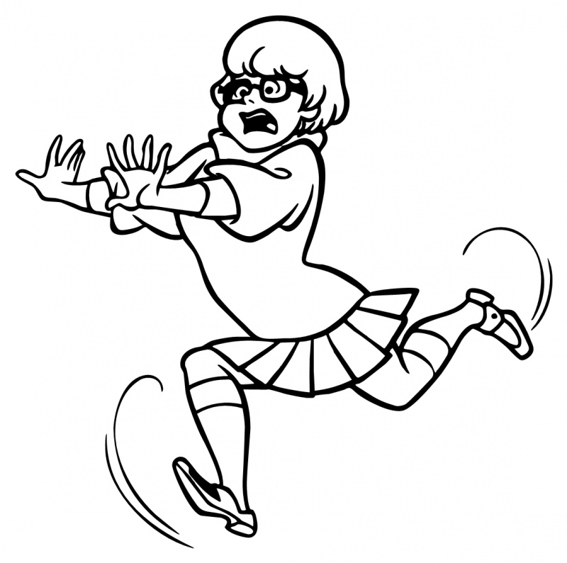 Velma Daphne And Mummy Coloring Pages | Cartoon Coloring Pages