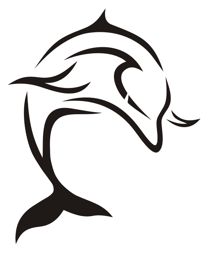 Dolphin Tribal Tattoo | eyecatchingtattoos.