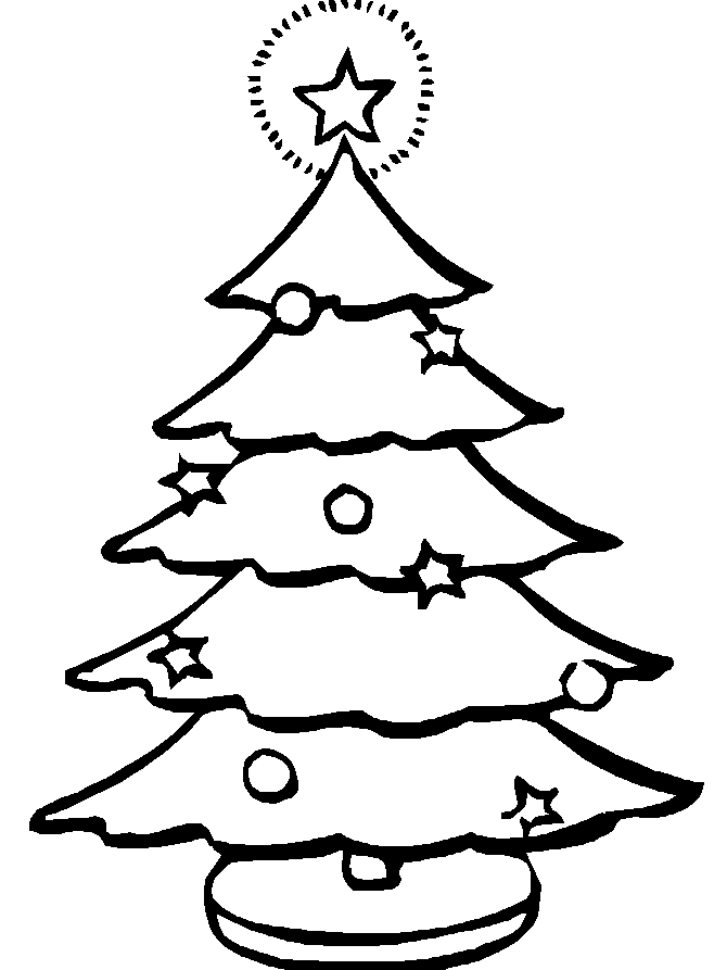 Christmas trees printable coloring pages | Best Coloring Pages 