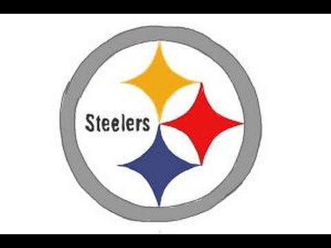 How to draw Steelers Logo, Pittsburgh Steelers, NFL team logo 