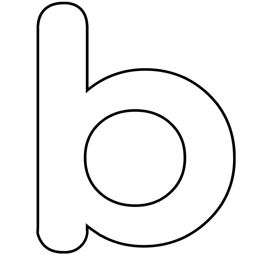 Lower Case Alphabet Letter B Template And B Song Kiboomu Kids