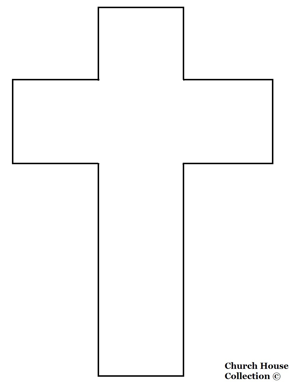 cross outline