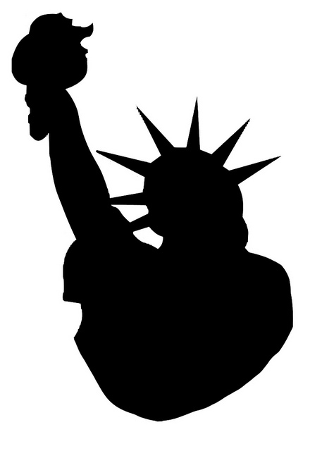 3824399-vector-silhouette-statue-of-liberty | Flickr - Photo 