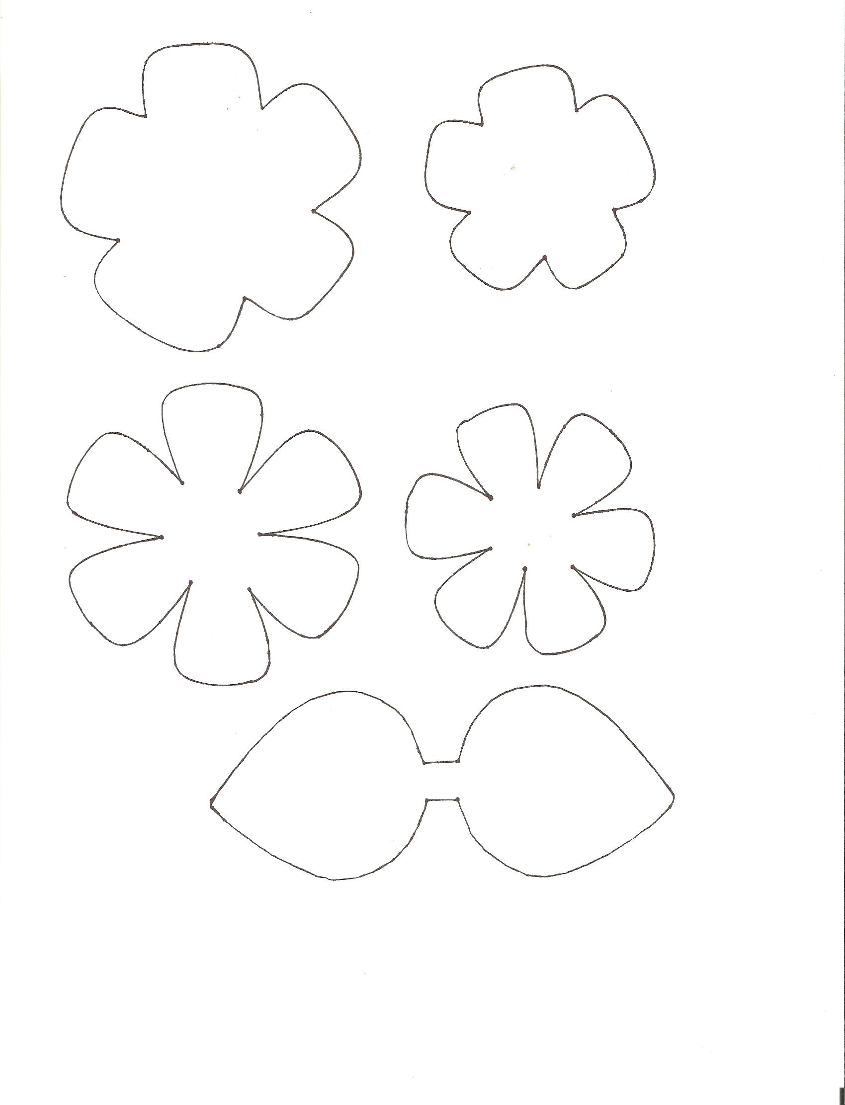 Paper Flower Cut Out Template from clipart-library.com