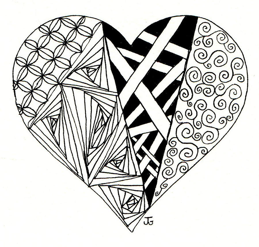 My Heart by Jennifer Griffen - My Heart Drawing - My Heart Fine 