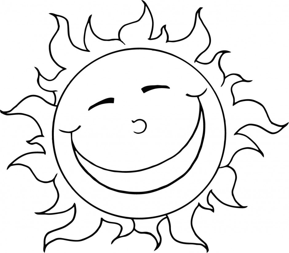 Sun Picture For Kids Coloring Jpg 166969 Cloud Coloring Page