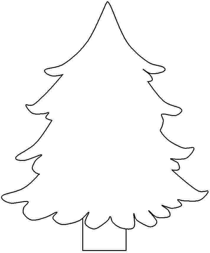 Colouring Sheets Christmas Tree Free Printable For Kindergarten - #