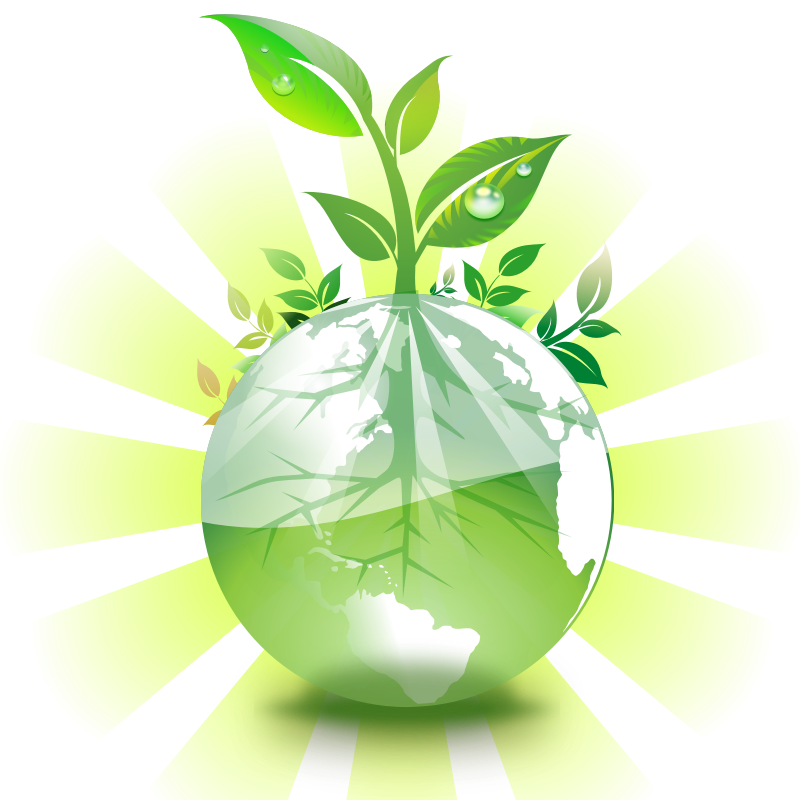 Green Leaf Earth Png Clipart Clip Art Library
