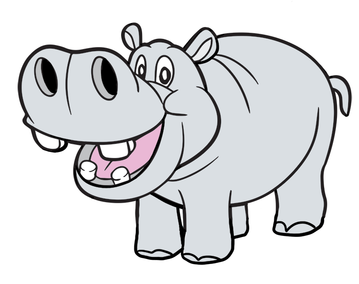 Free Hippo Cartoon, Download Free Hippo Cartoon png images, Free