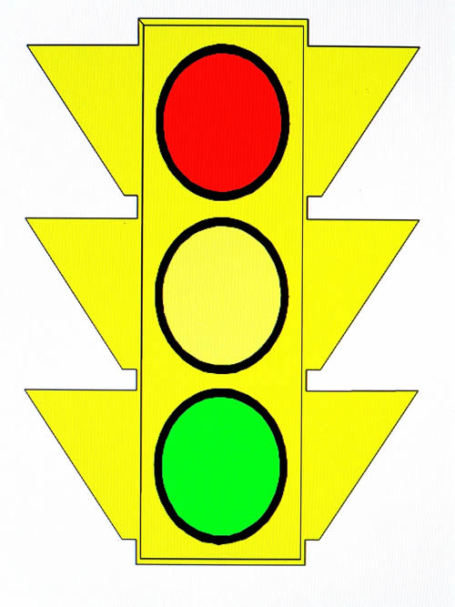 clipart traffic light yellow - photo #7